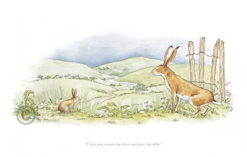 Anita Jeram I love you across the river AJ9005