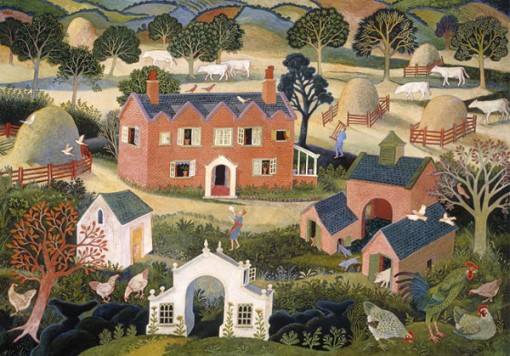 Anna Pugh Red Brick Farmhouse AP3105